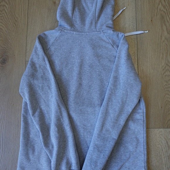 Adidas Originals Trefoil Hoodie Gray Pullover Sweatshirt Size M - Picture 3 of 5